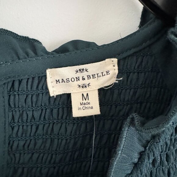 Mason & Belle Women Long Sleeve With Embroidered Floral Top Blouse Size M - Picture 3 of 9